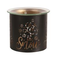 Aroma Black & Gold Let It Snow Jar Sleeve & Wax Melt Warmer Extra Image 1 Preview